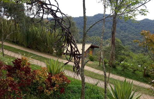 Chalé Pakere Montebello Lumiar - lareira, wi-fi, sauna, piscina - vista incrível - locação do chalé sem prestação de serviços - Foto 2