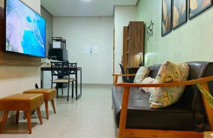 Apê no Centro Próx Escarpas c Ar Cond e Enxoval - Foto 24