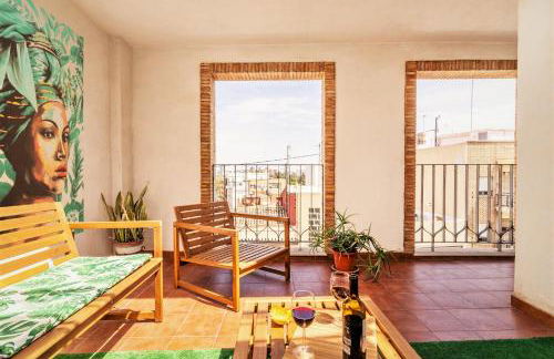 Penthouse Duplex in a 4 floors spanish house -8 min to center by Metro - Foto 8