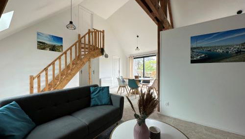 Barneville Plage appart cosy avec terrasse 150m de la mer - Foto 4