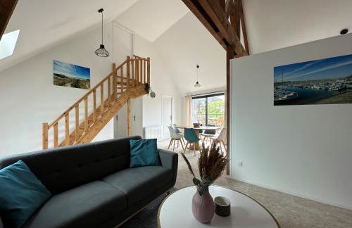 Barneville Plage appart cosy avec terrasse 150m de la mer - Foto 4