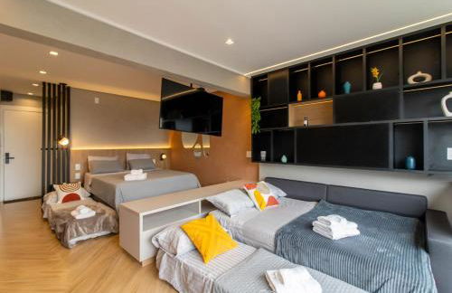 Atmosphere Home Studio 05310, Vaga, 7 km GRU, Lazer - Foto 78