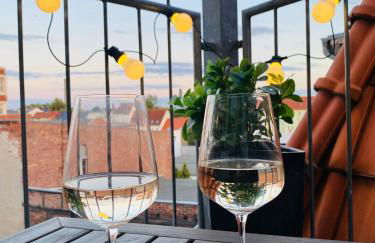 Cinema Apartment Magdeburg - Balkon & Beamer - Foto 11