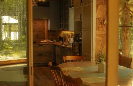 Biały Las Magiczna Stara Chata Puszcza Białowieska - Foto 8