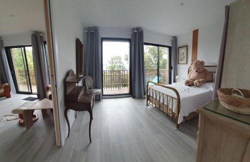 Villa l'Alpana en bois vue mer a 180 degres - Foto 49