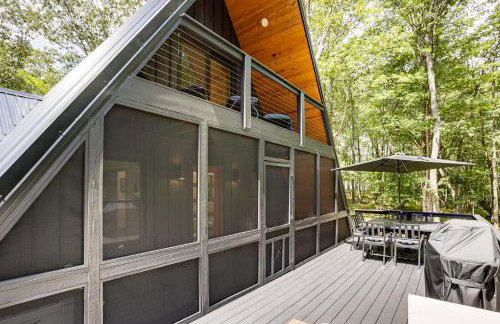 1 Mi to Resort Beach Alpine Lake A-Frame! - Foto 31