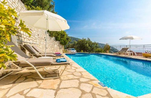 Villa Aris Large Private Pool Walk to Beach Sea Views A C Wifi - 2453 - Foto 12