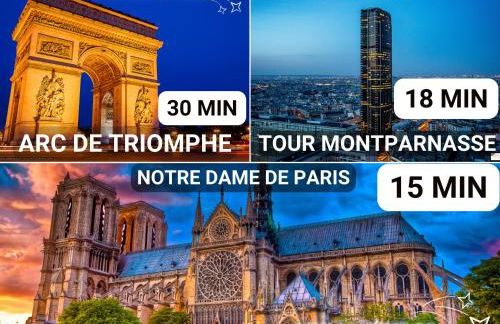 Bagneux Paris RER B Confort Netflix - Foto 28