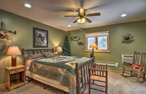 Expansive Ruth Lake Home with Dock, Fire Pit and Beach - Photo 24