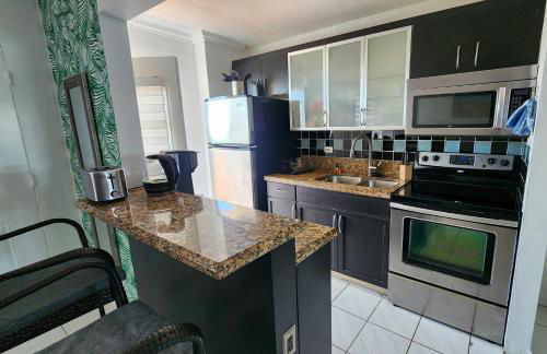 Bayfront Apartment Breathtaking Views- one bedroom w balcony- living room -Free Parking - Foto 5