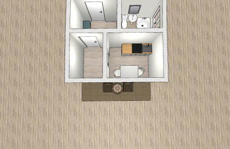 EMAS 2 Wohnung mit 2 Einzelbetten, Küche, WLAN, TV - Foto 5