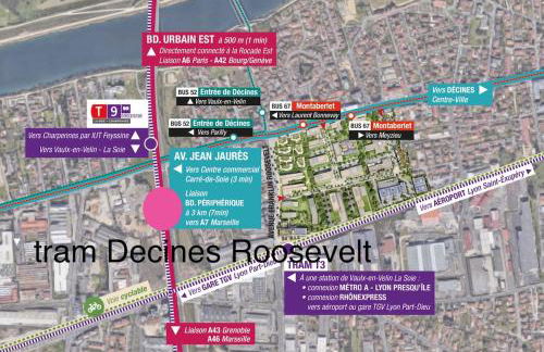 Chez Annick, studio proche tram, Groupama Stadium, LDLC Arena - Foto 22