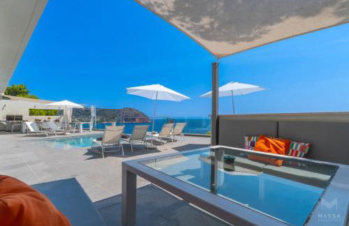 Can Ema, villa moderna con piscina frente al mar - Foto 28