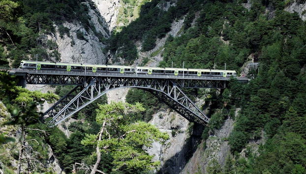 Tren Verde de los Alpes suizos