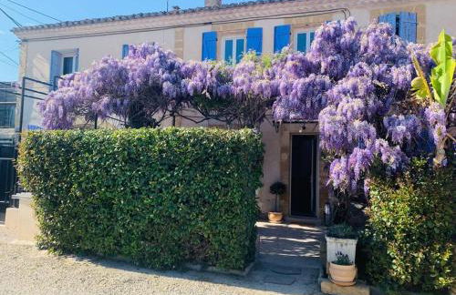 Le mas des glycines - parking privé et terrasse ombragée - Foto 1