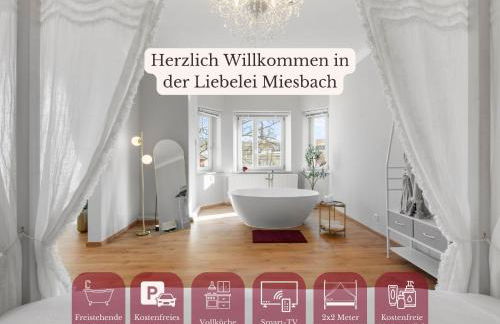 Liebelei Miesbach Boutique Apartment - 2 Min zum Bahnhof, eigener Parkplatz - Foto 24