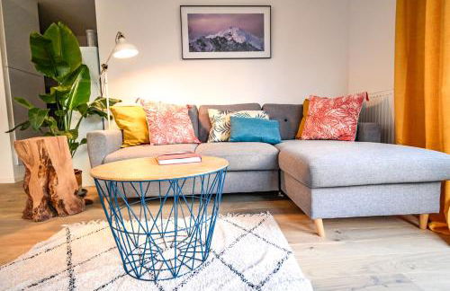 L'Olympique: appartement cosy, vue canal grande terrasse et parking - Foto 12