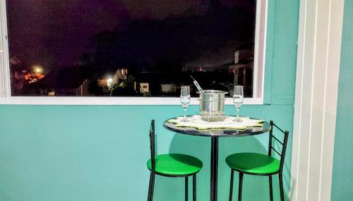 Apto com churrasqueira 500m do mar com vista da salaSacada para horizonte - Foto 2