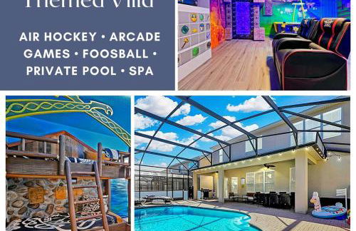 Themed Villa with Private Pool, Game Room, Resort Amenities, BBQ - Foto 1