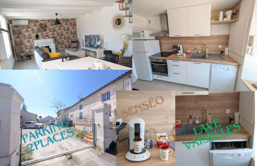 Escapade poitevine - Maison climatisée avec 3 Ch - 4 min Futuroscope et Aquascope - Foto 15