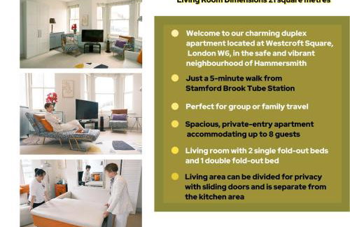 Spacious Duplex Flat West London for Families & Groups - Foto 12