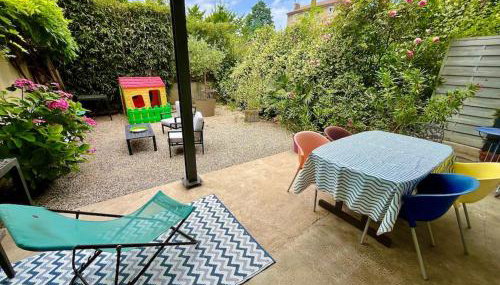 Le Chorier- Appartement Centre ville avec Jardin - Foto 3, Garden, Garden view