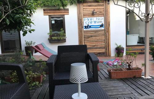 Mar no Camiño Terraza, chimenea de leña y bañera con vista al mar - Foto 14