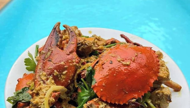 Blick von der Unterkunft