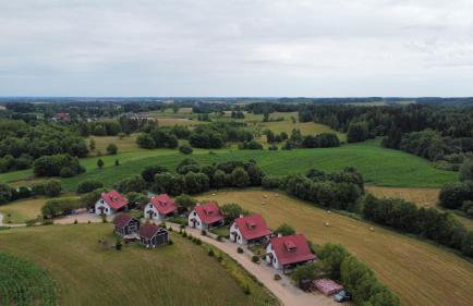Szarejkowe Wzgórza całoroczny domek z balią na tarasie - Foto 10