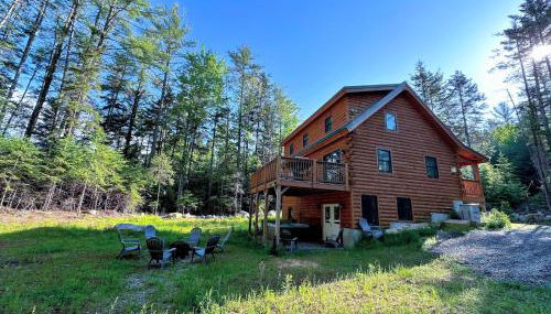 80PVR Log Home 20min to Bretton Woods AC Hot Tub wifi cable fireplace fire pit - Foto 4