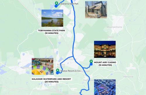 3BR, Lakeview, Hot Tub, Nintendo Switch - Deer Haven Poconos Retreat - Foto 36