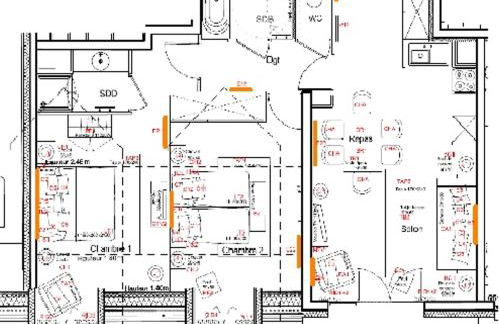 Charmant appartement à Courchevel Village, près des pistes, WIFI, parking inclus - FR-1-562-23 - Foto 8