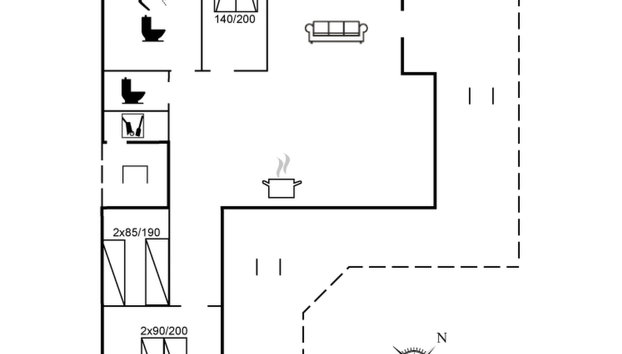 "Withger" - 300m from the sea - Foto 2, Floorplan