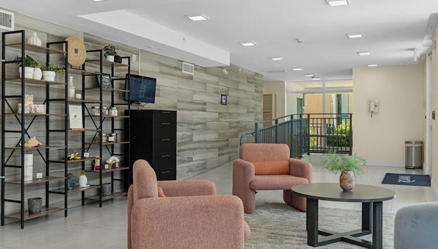 Zona de estar del vestíbulo