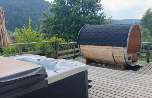Chalet Bois le Havre du sotrè Gérardmer Sauna panoramique jacuzzi 14 personnes et 1 bébé - Photo 63