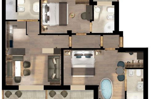 Dolomiti Luxury Mountain View SKI-IN SKI-OUT - Foto 34