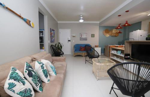 Apartamento Praia do Tombo Guarujá 120m do mar - Foto 61