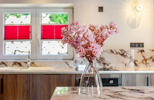 Love room avec Spa privatif "la Courtisane" - Sofa Tantra, terasse, salon d'hiver sous dôme transparent chauffé - love-room-alsace-67 - Foto 20