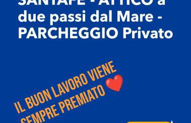 Casa Vacanze SANTAFE'- ATTICO a due passi dal Mare - PARCHEGGIO Privato - Foto 3