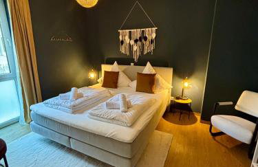 Klinik & Kurpark Parkplatz Barrierefreies Apartment Boxspringbett - Foto 1