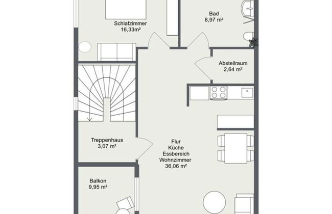 Apartment Tenne in Konigheim - Foto 6