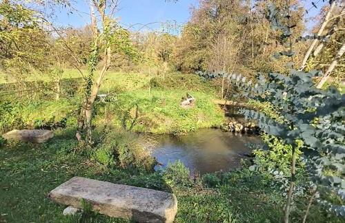 Gîte de rural de 15 personnes, bain nordique, rivière et nature - Foto 38