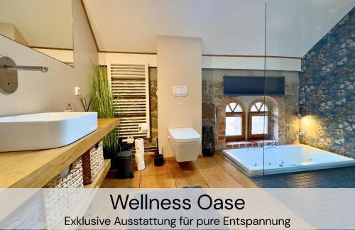 HexenburgbeiDresden 2 Zimmer Architektenwohnung mit eigener Sauna, Whirlwanne und Kamin - Nähe Sächsische Schweiz Dresden - Foto 19