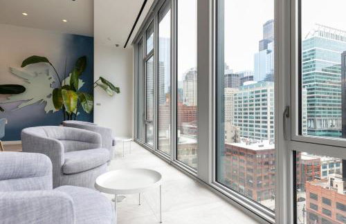 W Loop Studio w Deck Pool Gym 3 blocks to L CHI-644 - Foto 33