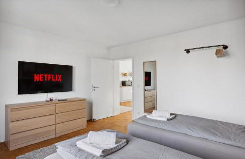 Larooms Merseburg - Apartment NP61 - 2 Zimmer - 4 Betten - Waschmaschine - Parkplatz - Balkon - Foto 6