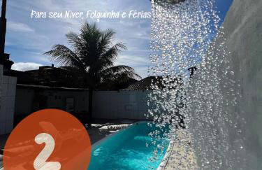 Casa Com Piscina - Mongaguá - Hidro - Wi-Fi - Piscina Grande - Foto 12
