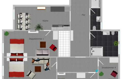 ElisaBett Erfurt - Apartment Elisa - 4 Schlafzimmer und 2 Bäder, bis 6 Personen - Photo 2