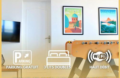 T4 Pro Groupes - 5min Airbus - 6pers - Parking - Foto 1