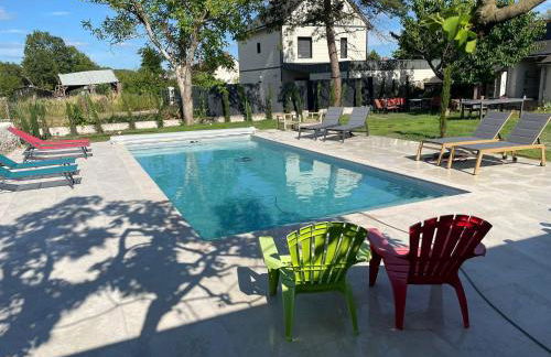 Gîte de Mont-Près-Chambord au cœur des Châteaux de la Loire "avec piscine privée" - Foto 63