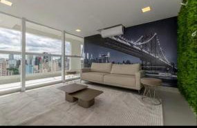 Studio novo e amplo no Centro com ar e home office - Photo 42